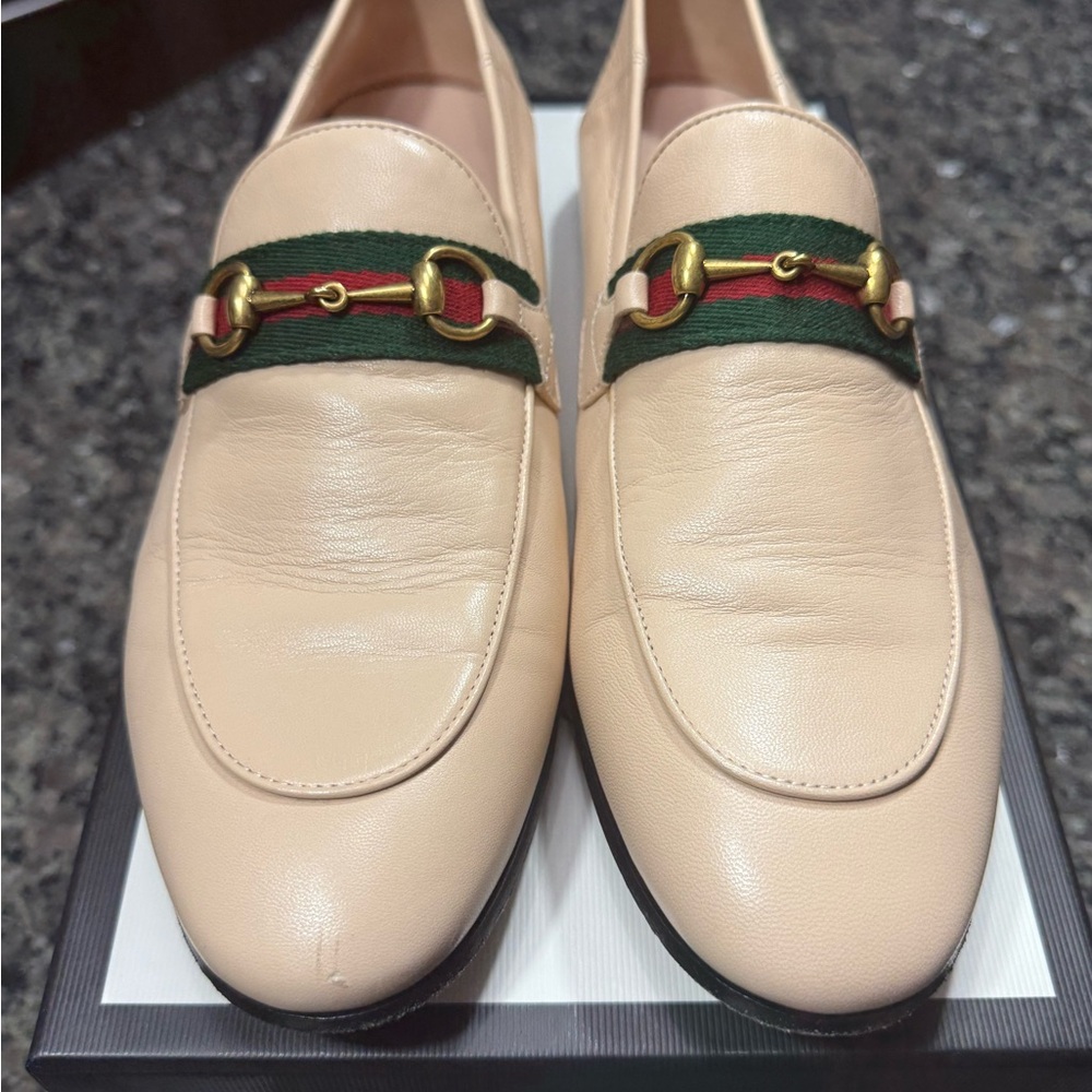 GUC Women’s Gucci Malaga Kid Loafers